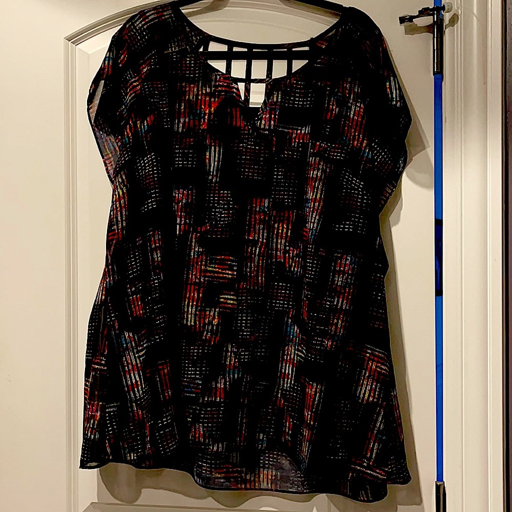 Plus Size Ladder Back Top